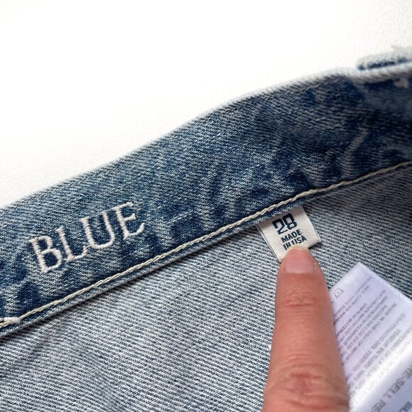 Daily Blue Easy Jeans Wide Leg Pacific Blue Wash Size 28 - Picture 7 of 13